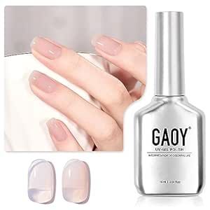 GAOY Jelly Nude Gel Polish 16ml - Milk Tea Sheer #1524